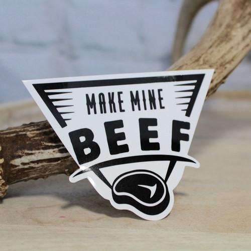 Make Mine Beef Decal - Dot Seven Ranch